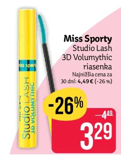 Miss Sporty Studio Lash 3D Volumythic riasenka