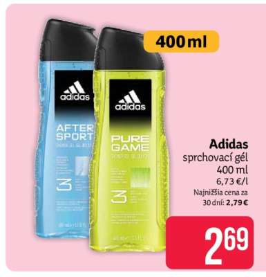 ADIDAS Sprchovací gél 400 ml