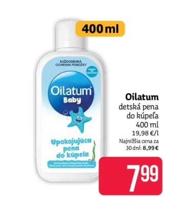 Oilatum detská pena do kúpeľa 400 ml