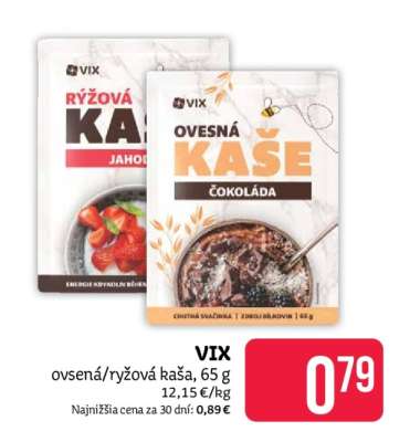 VIX ovsená/ryžová kaša, 65 g