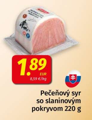 Pečeňový syr so slaninovým pokryvom 220 g