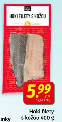 Hoki filety s kožou 400 g