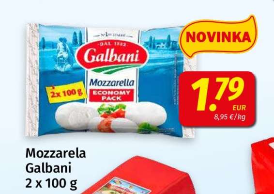 Mozzarela Galbani 2 x 100 g