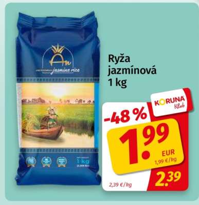 Ryža jazmínová 1 kg