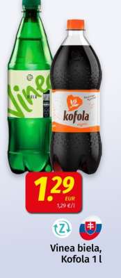 Vinea biela, Kofola 1 l