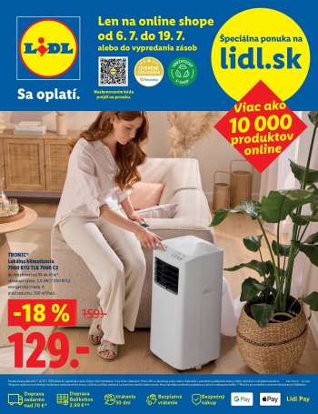 Leták Lidl - 6.7.2026 - 19.7.2026.