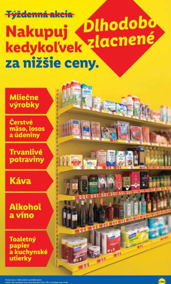 Leták Lidl.