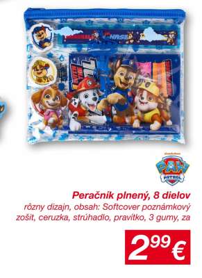 Peračník plnený, 8 dielov