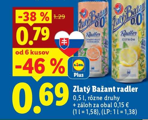 Zlatý Bažant radler
