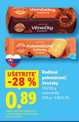 Rodinné polomáčané/Venčeky