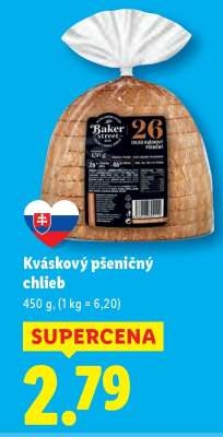 Kváskový pšeničný chlieb