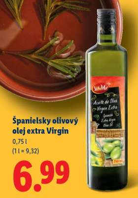 Španielsky olivový olej extra Virgin