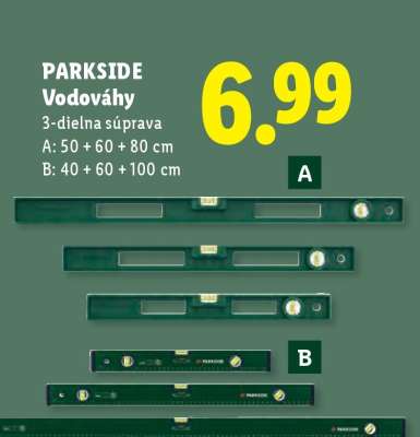 PARKSIDE Vodováhy