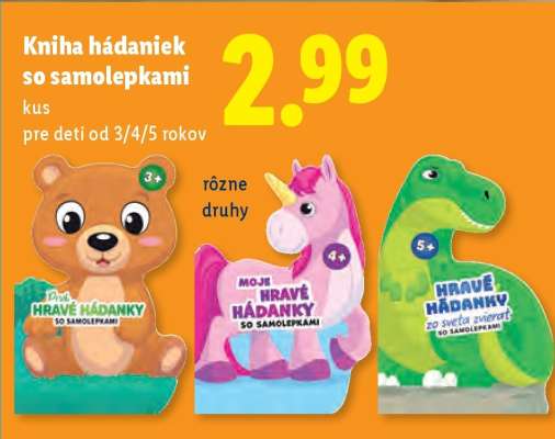 Kniha hádaniek so samolepkami