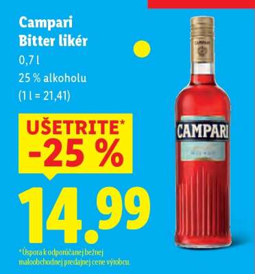 Campari bitter likér