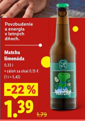 Matcha limonáda