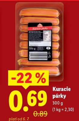 Kuracie párky
