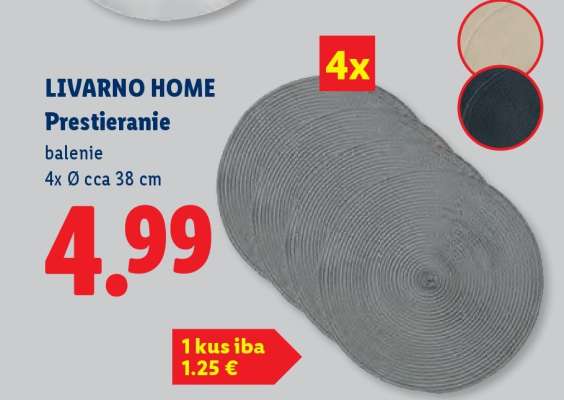 LIVARNO HOME Prestieranie