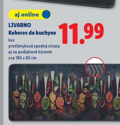 LIVARNO Koberec do kuchyne