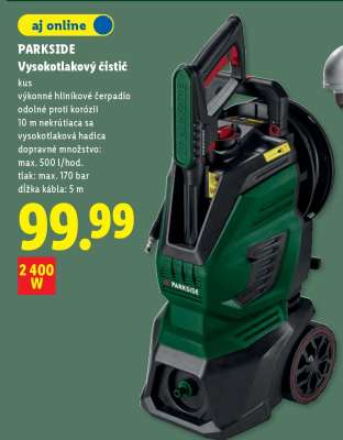 Parkside Vysokotlakový čistič