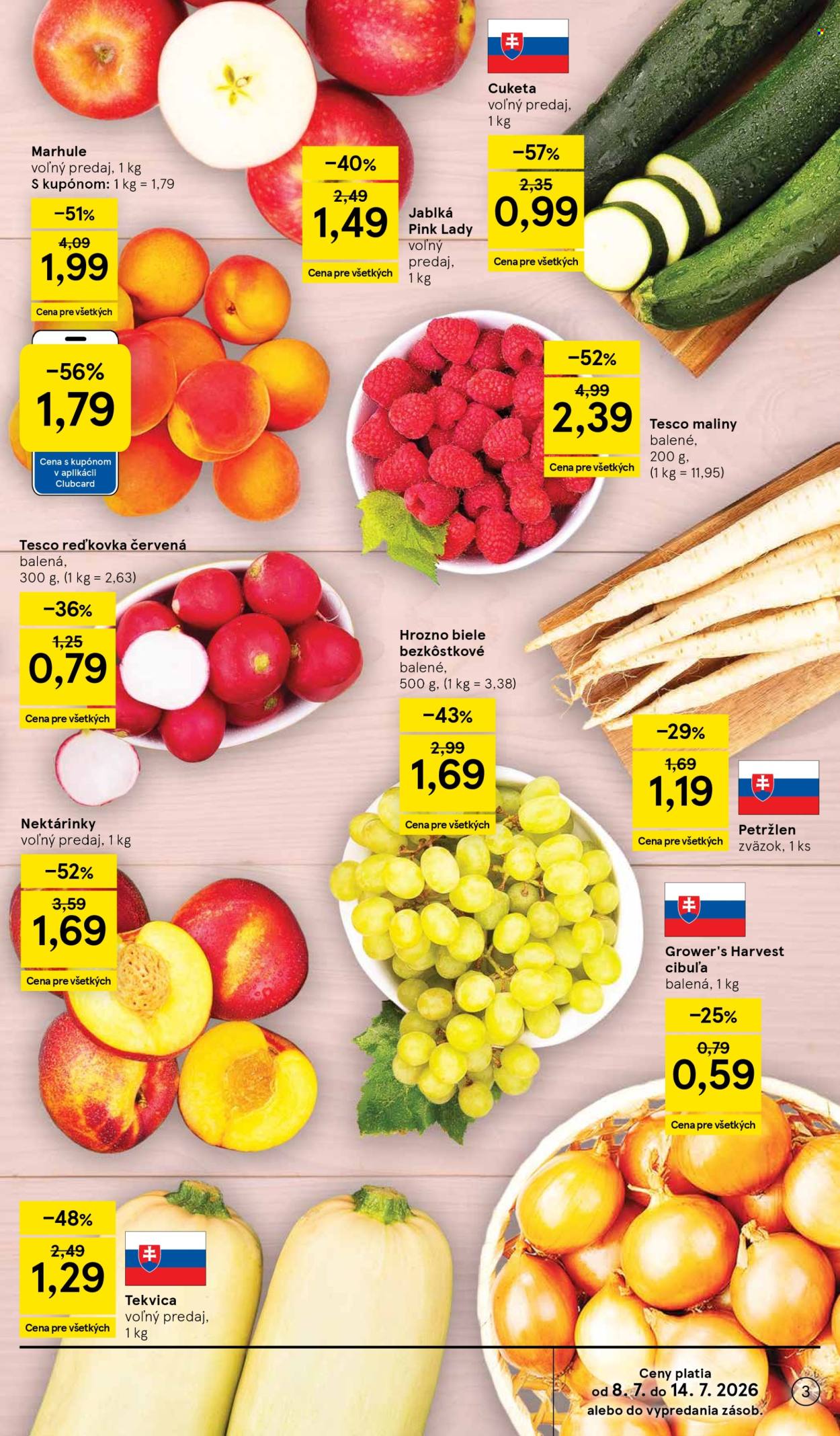 Leták TESCO supermarket - 8.7.2026 - 14.7.2026. Strana 3