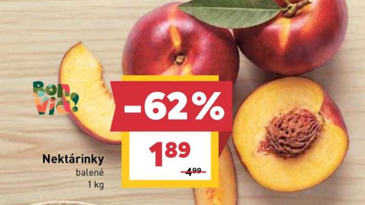 Nektárinky balené 1 kg