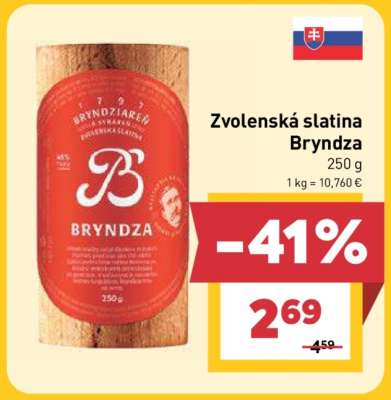 Zvolenská slatina bryndza