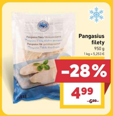 Pangasius filety