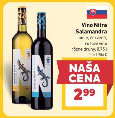 Víno Nitra Salamandra