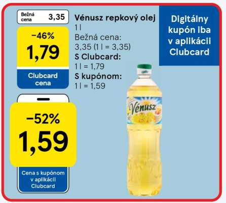 Vénusz repkový olej