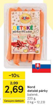 NORD Detské párky
