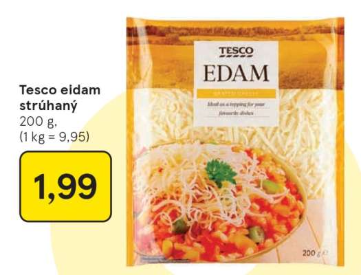 Tesco eidam strúhaný