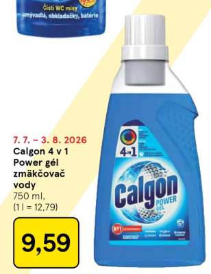 Calgon 4 v 1 Power gél zmäkčovač vody