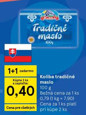 KOLIBA Tradičné maslo