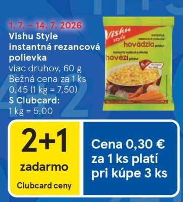 Vishu Style instantná rezancová polievka