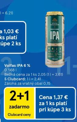Volfas IPA 6 %