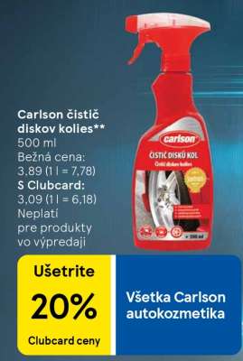 Carlson čistič diskov kolies