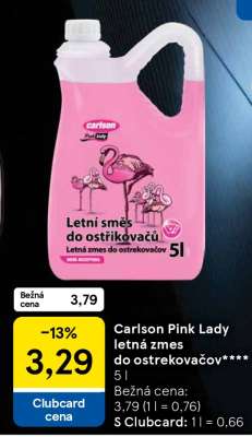Carlson Pink Lady letná zmes do ostrekovačov