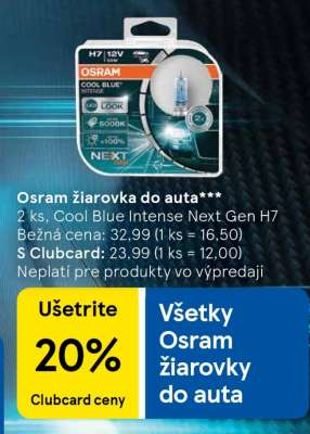 Osram žiarovka do auta****