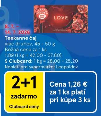 Teekanne čaj