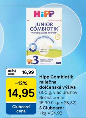 HiPP Combiotik mléčna dojčenská výživa