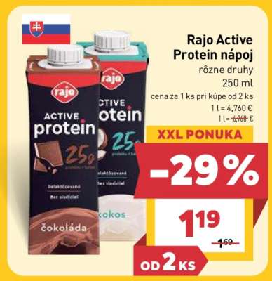 Rajo Active Protein nápoj