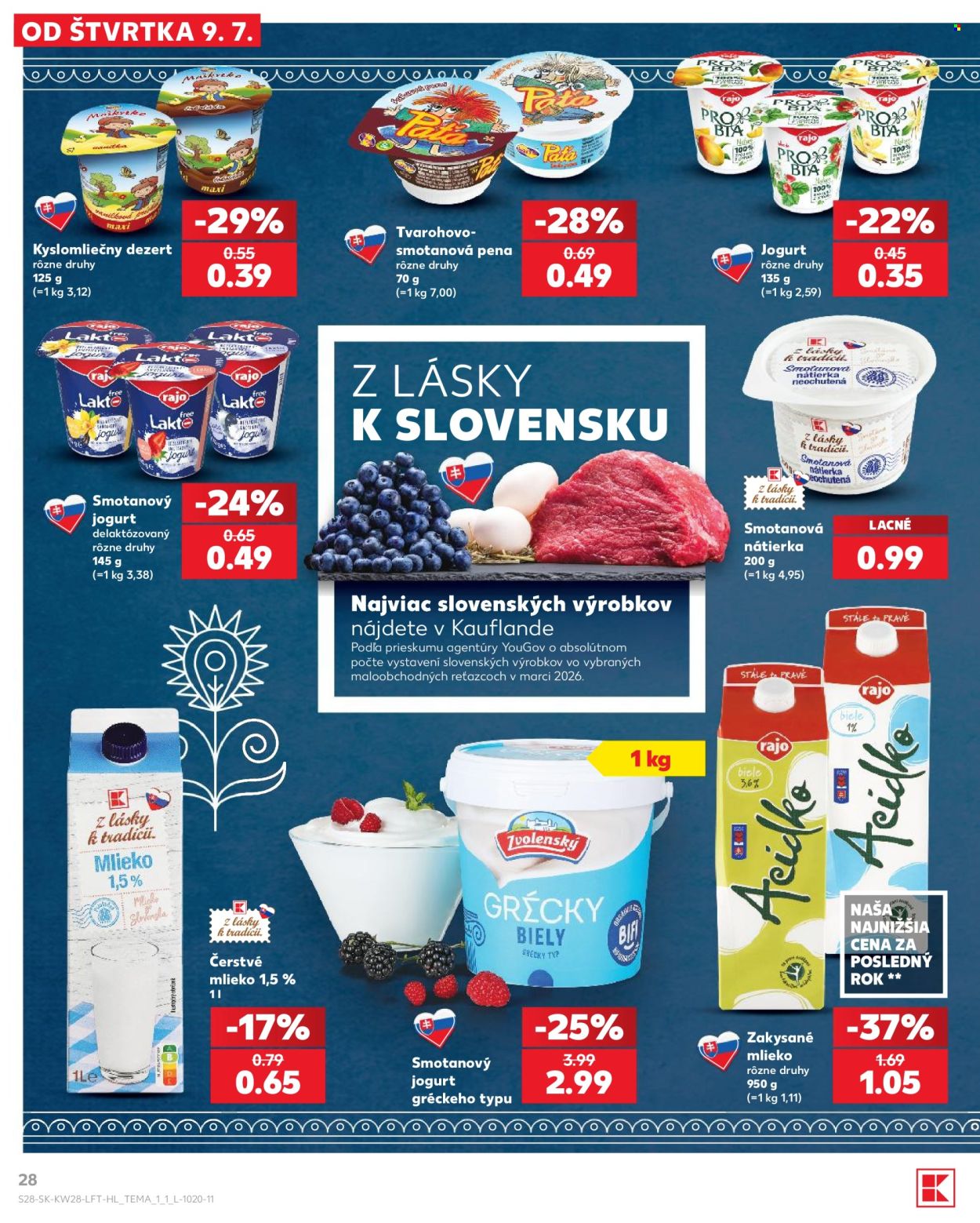 Leták Kaufland - 9.7.2026 - 15.7.2026. Strana 28