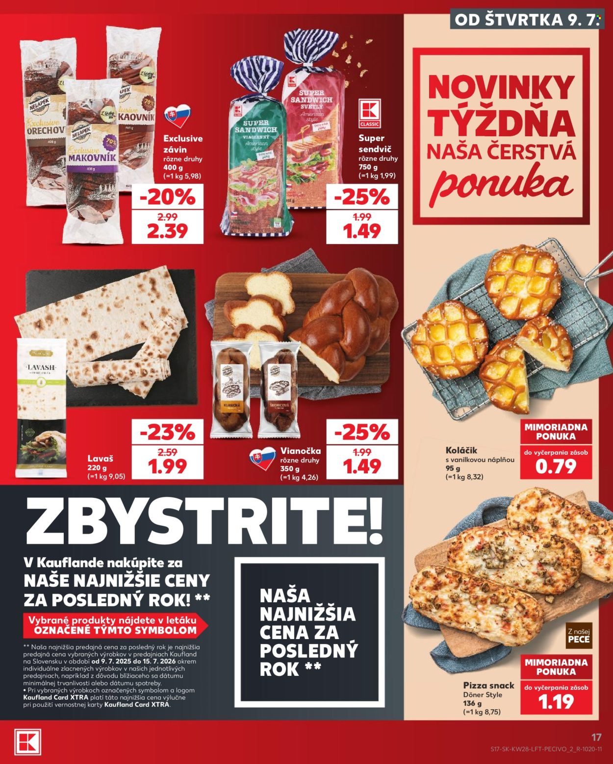 Leták Kaufland - 9.7.2026 - 15.7.2026. Strana 17