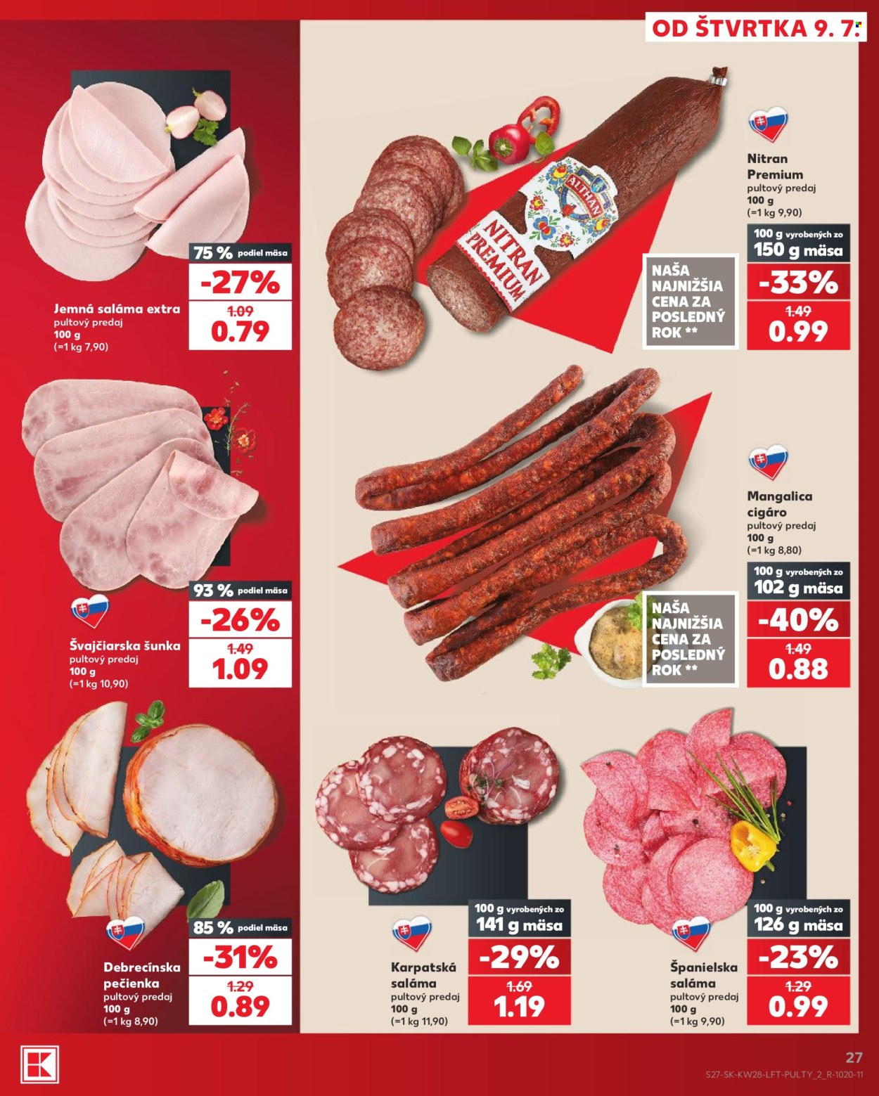 Leták Kaufland - 9.7.2026 - 15.7.2026. Strana 27