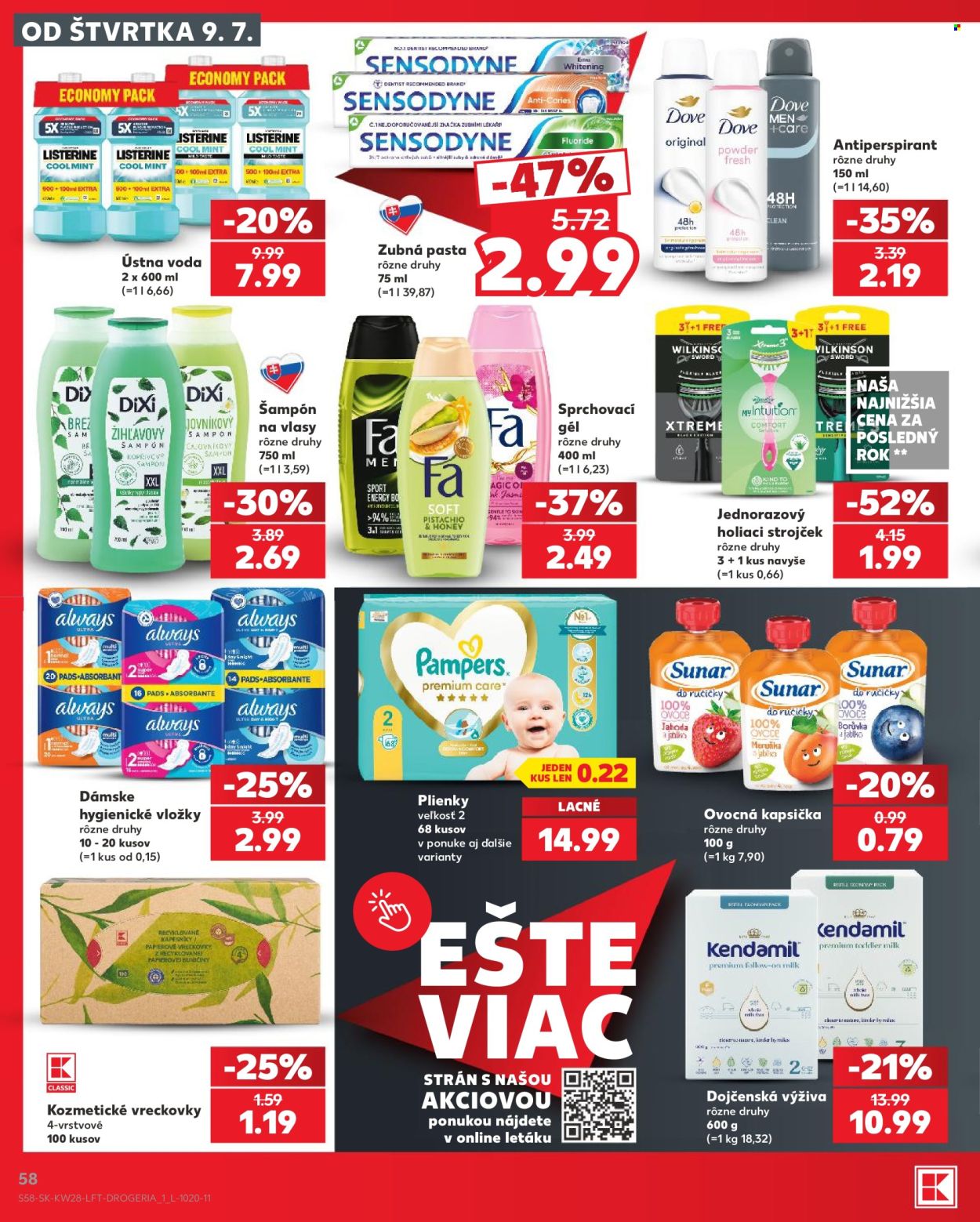 Leták Kaufland - 9.7.2026 - 15.7.2026. Strana 58