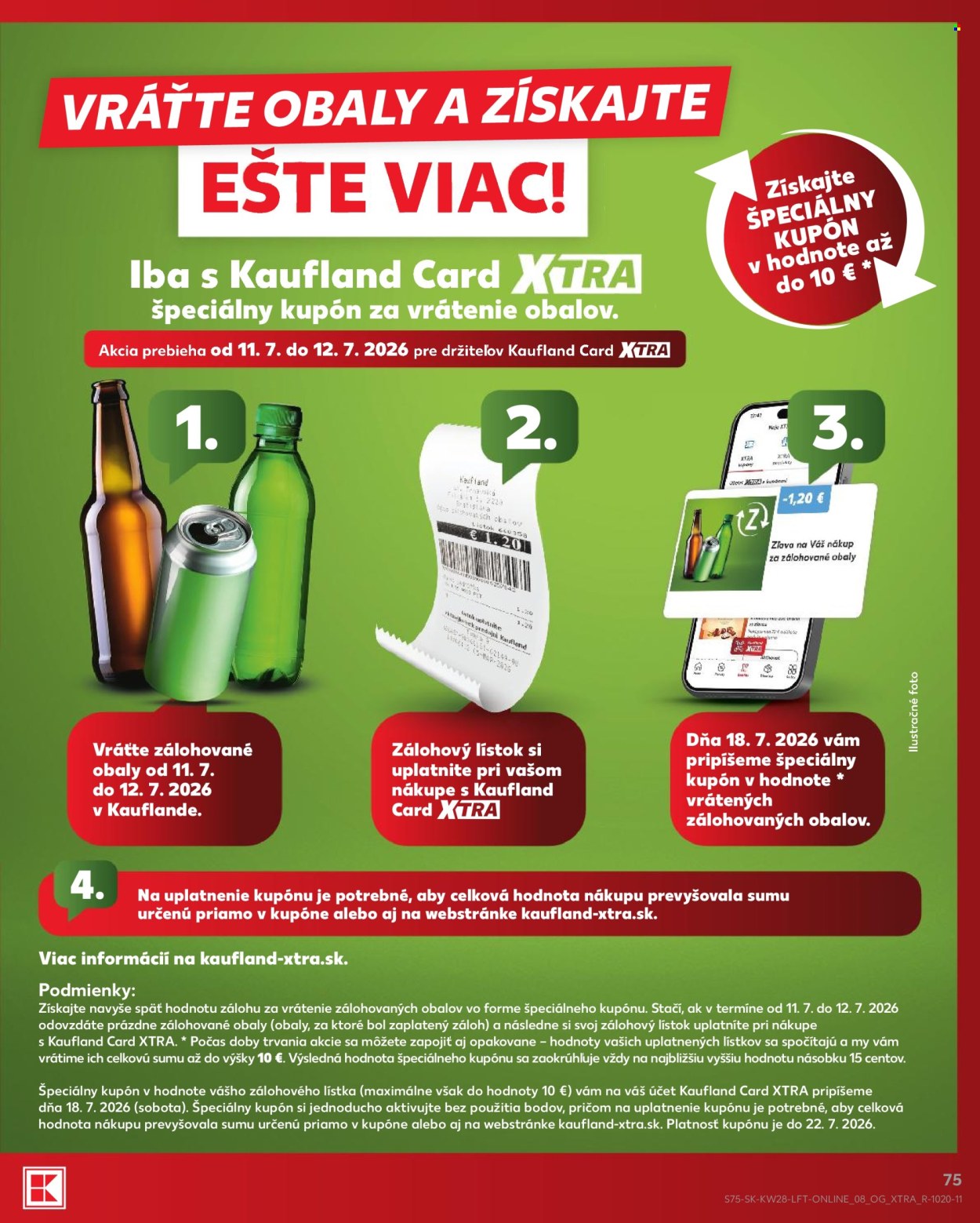 Leták Kaufland - 9.7.2026 - 15.7.2026. Strana 75