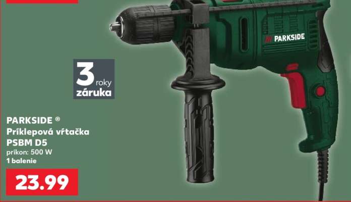 PARKSIDE ® Príklepová vŕtačka PSBM D5