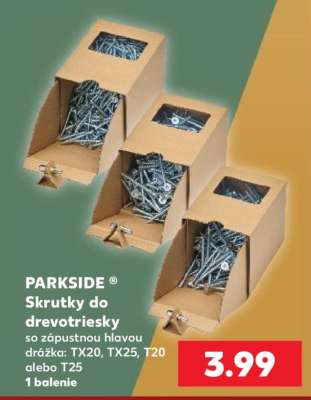 PARKSIDE Skrutky do drevotriesky