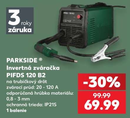 PARKSIDE Invertna zváračka PIFDS 120 B2
